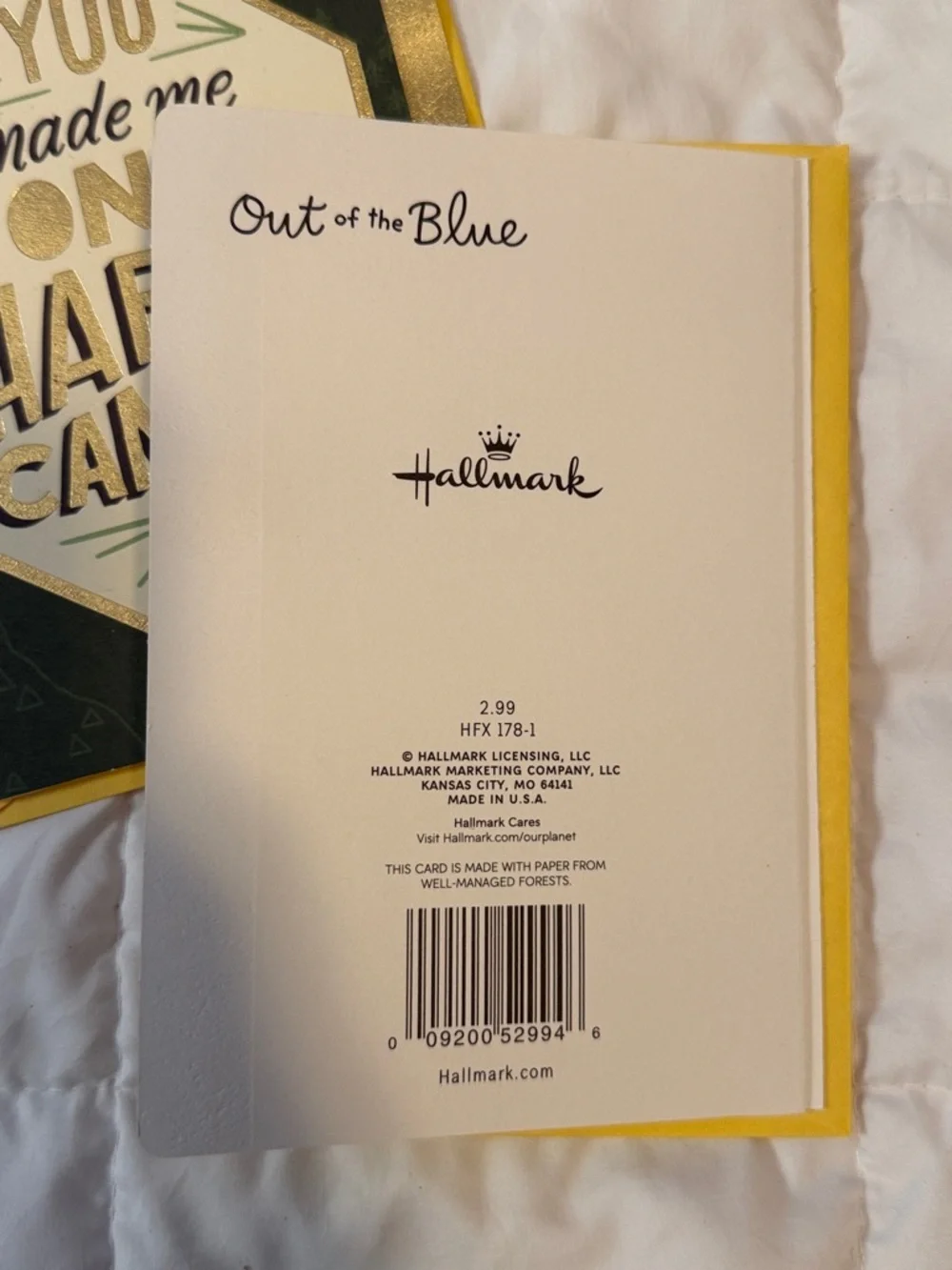 Hallmark brand new